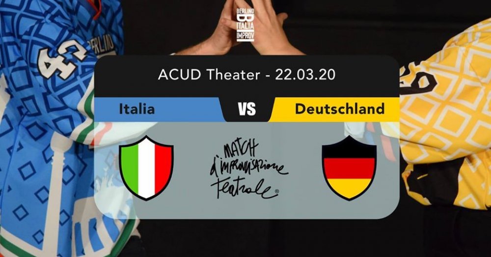 Impro Match Italia Vs Deutschland Acud Theater